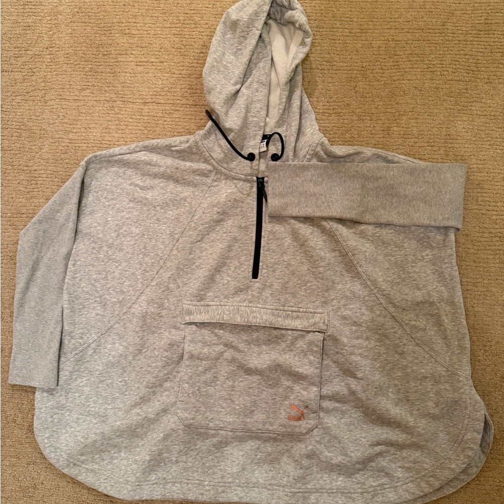 Puma Hooded Poncho with Front Pocket